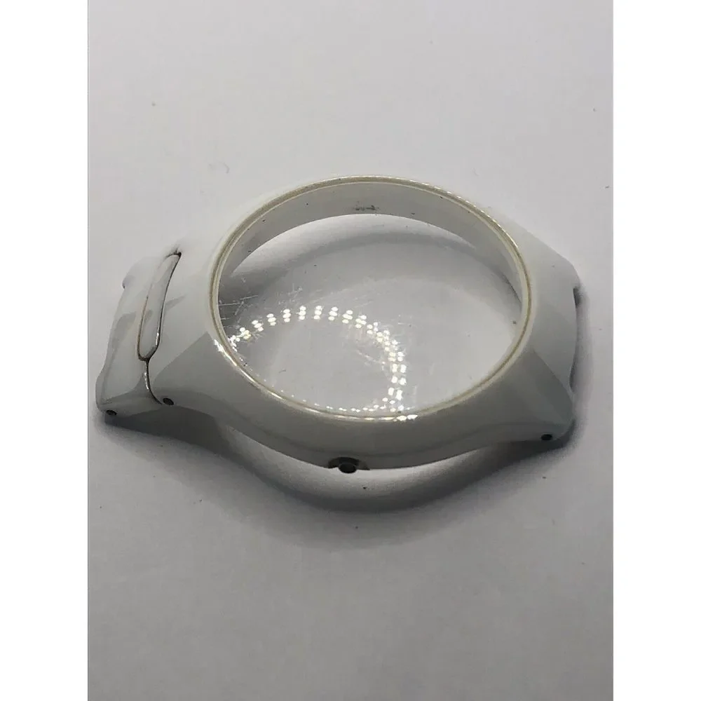 Michael Kors Watch Parts Case Only White Ceramic No Crystal 38mm GY390